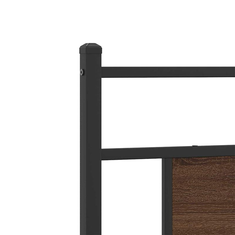 Casa si Gradina - Mobilier - Paturi si accesorii - Paturi - Cadru pat fara saltea stejar maro, 90x190 cm, lemn prelucrat - Infinity.ro