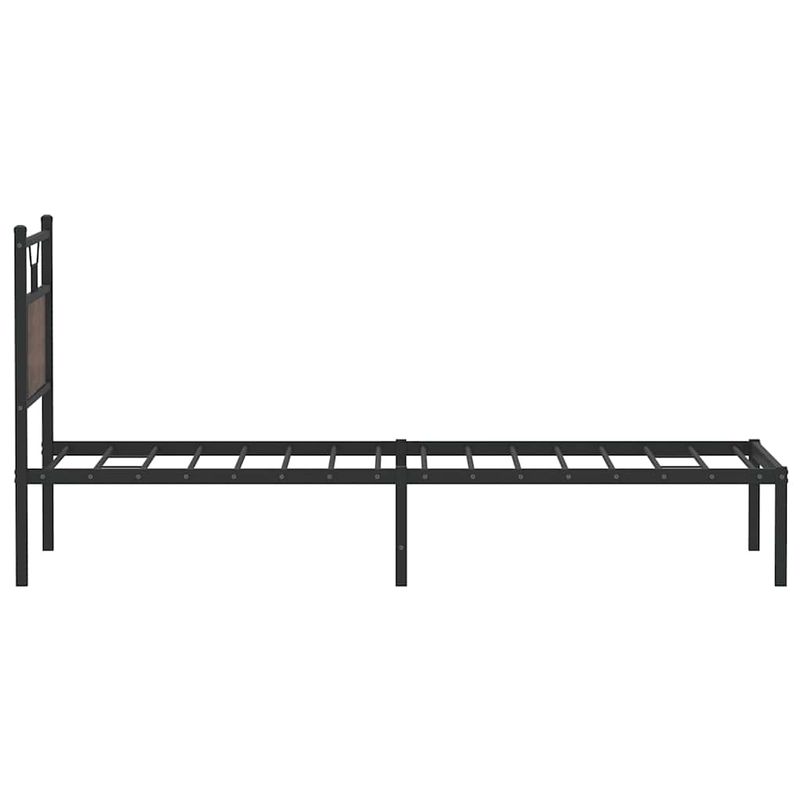 Casa si Gradina - Mobilier - Paturi si accesorii - Paturi - Cadru pat fara saltea, stejar maro 75x190 cm lemn prelucrat - Infinity.ro