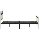 Casa si Gradina - Mobilier - Paturi si accesorii - Paturi - Cadru pat fara saltea stejar sonoma 140x200 cm lemn prelucrat - Infinity.ro