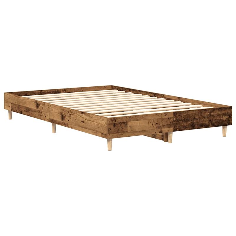 Casa si Gradina - Mobilier - Paturi si accesorii - Paturi - Cadru pat fara saltea Lemn vechi 120x200 cm Lemn prelucrat - Infinity.ro