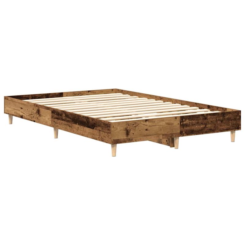 Casa si Gradina - Mobilier - Paturi si accesorii - Paturi - Cadru pat fara saltea Lemn vechi 120x200 cm Lemn prelucrat - Infinity.ro
