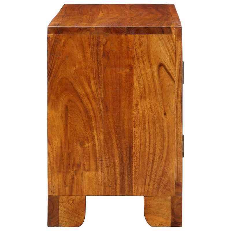 Casa si Gradina - Mobilier - Dulapuri si sifoniere - Dulapuri - Dulap TV multicolor 90x30x45 din lemn masiv de salcam - Infinity.ro