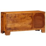 Casa si Gradina - Mobilier - Dulapuri si sifoniere - Dulapuri - Dulap TV multicolor 90x30x45 din lemn masiv de salcam - Infinity.ro