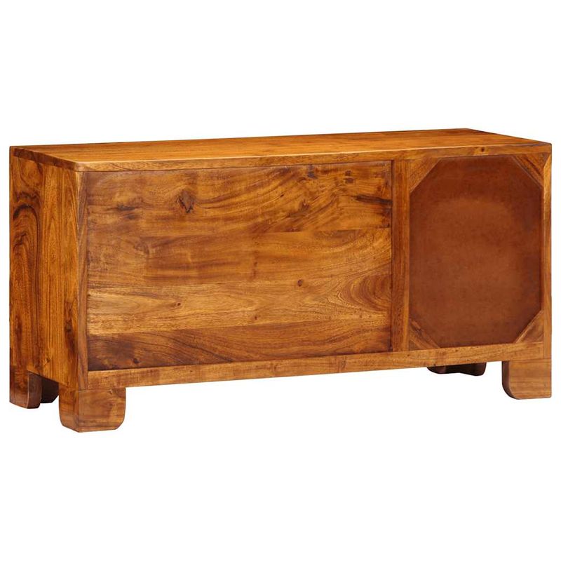 Casa si Gradina - Mobilier - Dulapuri si sifoniere - Dulapuri - Dulap TV multicolor 90x30x45 din lemn masiv de salcam - Infinity.ro