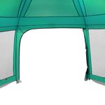 Sport si Outdoor - Camping - Corturi camping - Cort piscina cu pereti detasabili cu acoperis și plasa Verde mare, mărime 512x458 cm - Infinity.ro