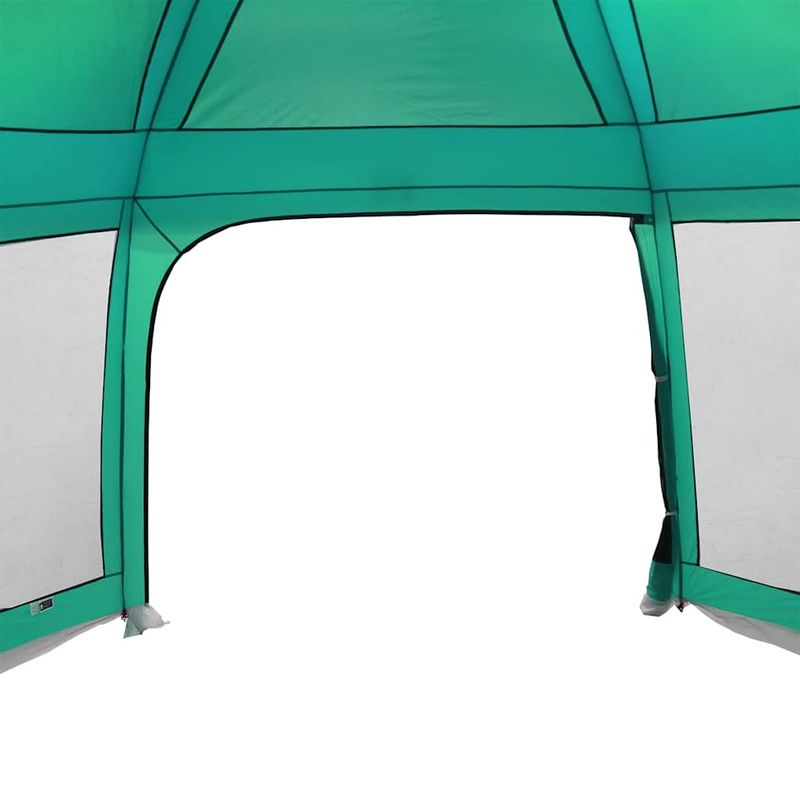 Sport si Outdoor - Camping - Corturi camping - Cort piscina cu pereti detasabili cu acoperis și plasa Verde mare, mărime 512x458 cm - Infinity.ro