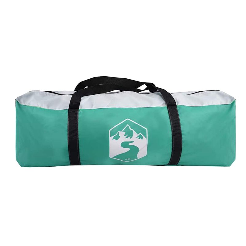 Sport si Outdoor - Camping - Corturi camping - Cort piscina cu pereti detasabili cu acoperis și plasa Verde mare, mărime 512x458 cm - Infinity.ro