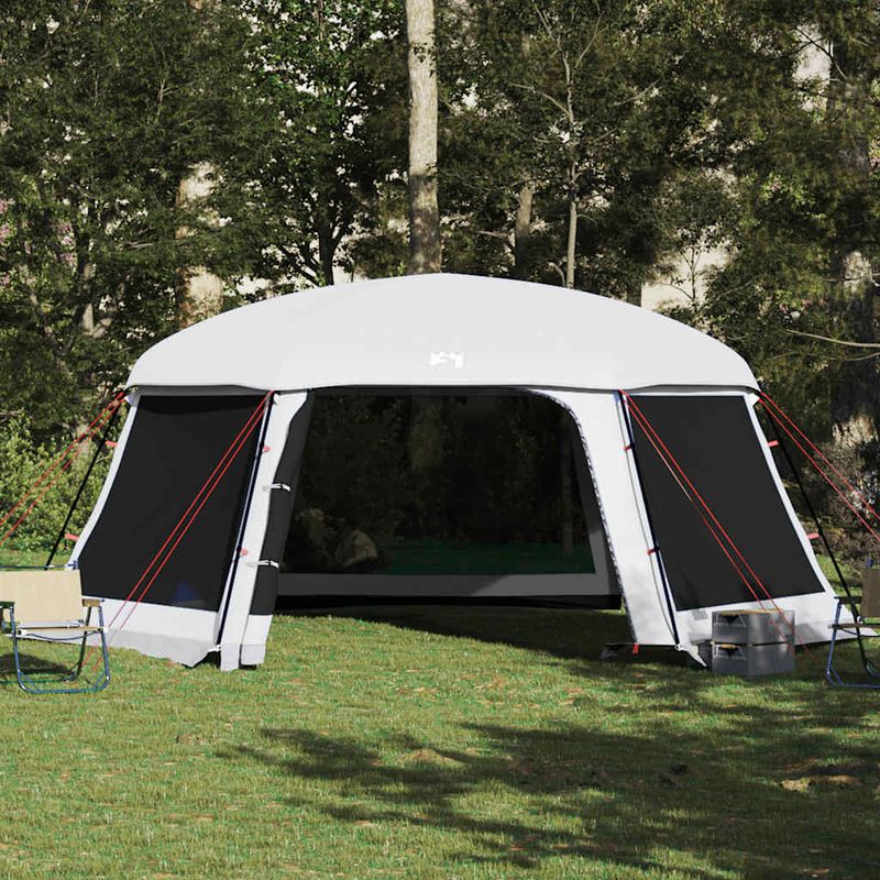 Sport si Outdoor - Camping - Corturi camping - Cort de piscina cu pereti detasabili cu acoperis și plasa gri, mărime 618x532 cm - Infinity.ro