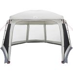 Sport si Outdoor - Camping - Corturi camping - Cort de piscina cu pereti detasabili cu acoperis și plasa gri, mărime 618x532 cm - Infinity.ro