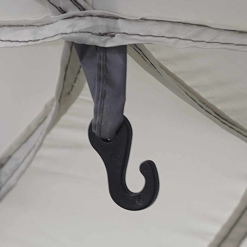 Sport si Outdoor - Camping - Corturi camping - Cort de piscina cu pereti detasabili cu acoperis și plasa gri, mărime 618x532 cm - Infinity.ro