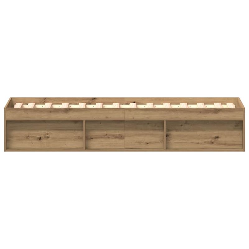Casa si Gradina - Mobilier - Paturi si accesorii - Paturi - Cadru de pat fara saltea Stejar Artisan 90x190cm Lemn prelucrat - Infinity.ro