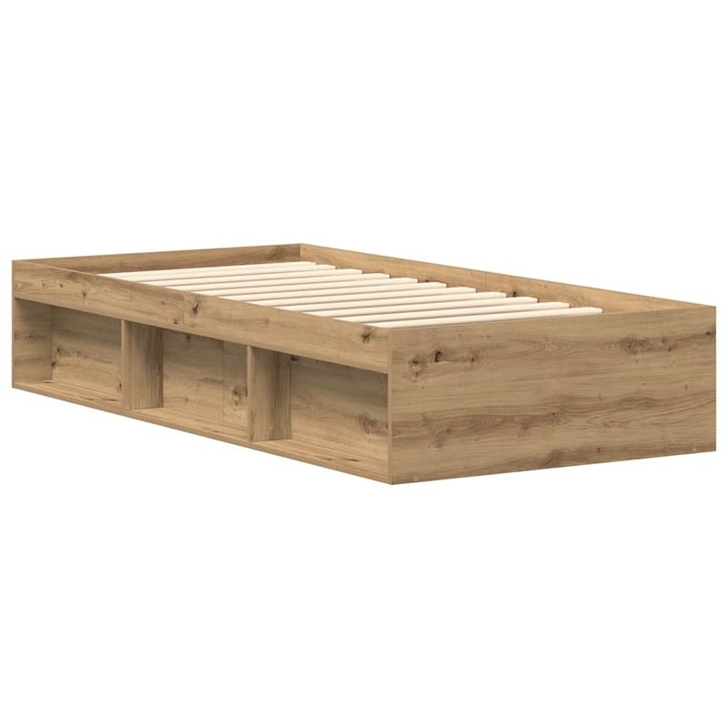Casa si Gradina - Mobilier - Paturi si accesorii - Paturi - Cadru de pat fara saltea Stejar Artisan 90x190cm Lemn prelucrat - Infinity.ro