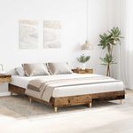 Casa si Gradina - Mobilier - Paturi si accesorii - Paturi - Cadru de pat fara saltea Lemn vechi 150x200 cm Lemn prelucrat - Infinity.ro