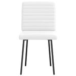 Casa si Gradina - Mobilier - Scaune si fotolii - Scaune - Scaune de bucatarie, 2 buc., alb, piele ecologica - Infinity.ro