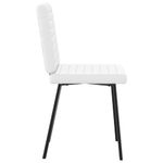 Casa si Gradina - Mobilier - Scaune si fotolii - Scaune - Scaune de bucatarie, 2 buc., alb, piele ecologica - Infinity.ro