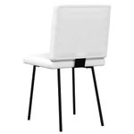 Casa si Gradina - Mobilier - Scaune si fotolii - Scaune - Scaune de bucatarie, 2 buc., alb, piele ecologica - Infinity.ro