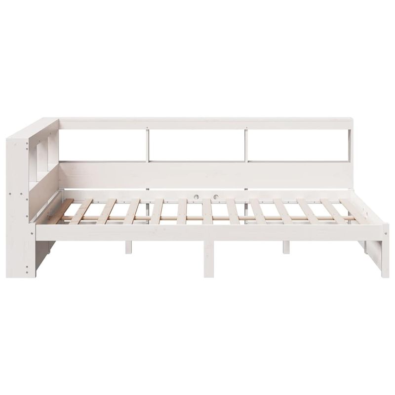 Casa si Gradina - Mobilier - Paturi si accesorii - Paturi - Cadru de pat fara saltea, alb, 120x200 cm, lemn masiv pin - Infinity.ro