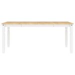 Casa si Gradina - Mobilier - Seturi de mobilier - Seturi mese si scaune - Set de sufragerie din 7 piese Panama din lemn masiv de pin alb - Infinity.ro