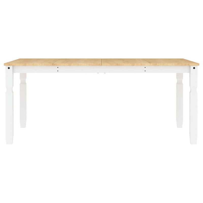 Casa si Gradina - Mobilier - Seturi de mobilier - Seturi mese si scaune - Set de sufragerie din 7 piese Panama din lemn masiv de pin alb - Infinity.ro