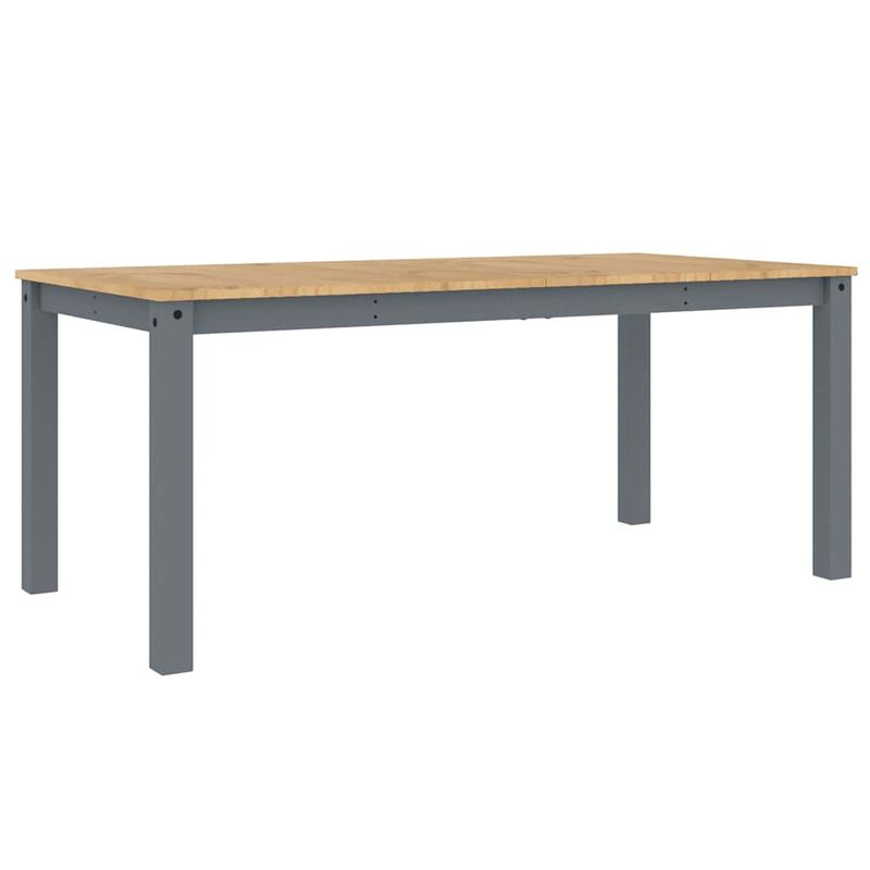 Casa si Gradina - Mobilier - Seturi de mobilier - Seturi mese si scaune - Set de sufragerie din 7 piese Panama din lemn masiv de pin gri - Infinity.ro