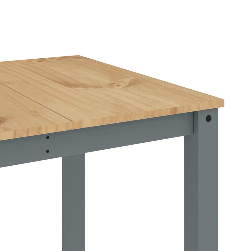 Casa si Gradina - Mobilier - Seturi de mobilier - Seturi mese si scaune - Set de sufragerie din 7 piese Panama din lemn masiv de pin gri - Infinity.ro