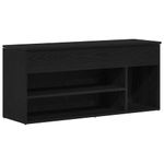 Casa si Gradina - Mobilier - Organizare si depozitare - Organizator incaltaminte - Banca de pantofi Stejar negru 102x30,5x45 cm Lemn prelucrat - Infinity.ro