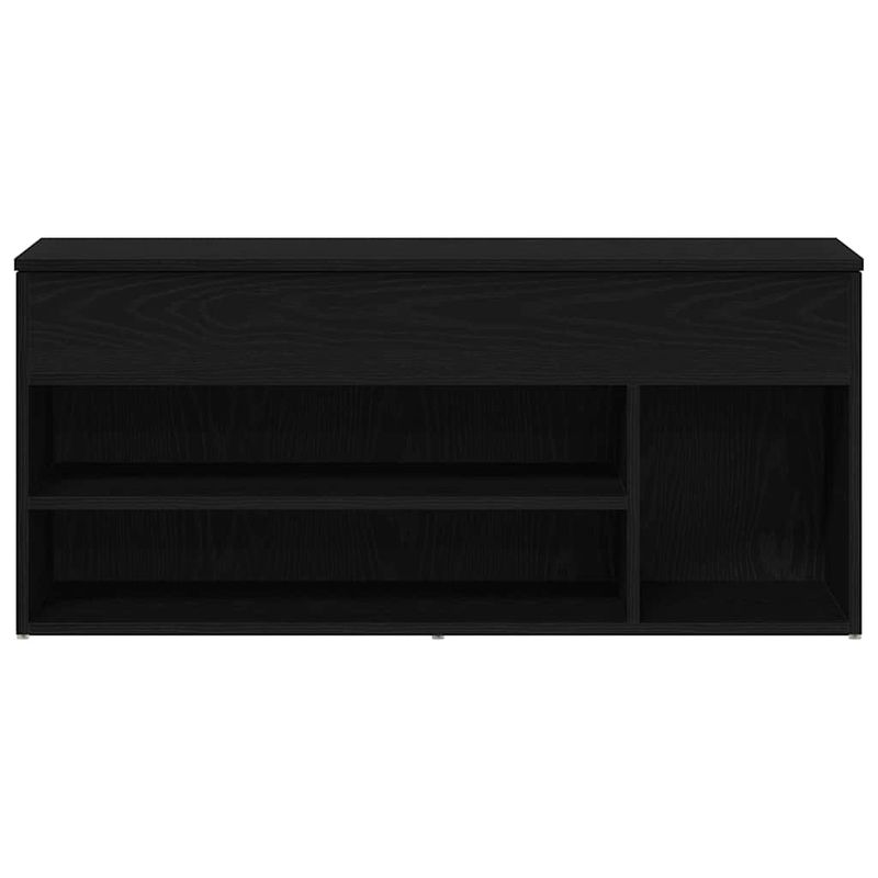 Casa si Gradina - Mobilier - Organizare si depozitare - Organizator incaltaminte - Banca de pantofi Stejar negru 102x30,5x45 cm Lemn prelucrat - Infinity.ro