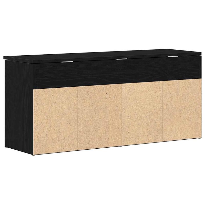 Casa si Gradina - Mobilier - Organizare si depozitare - Organizator incaltaminte - Banca de pantofi Stejar negru 102x30,5x45 cm Lemn prelucrat - Infinity.ro