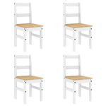 Casa si Gradina - Mobilier - Seturi de mobilier - Seturi mese si scaune - Set de sufragerie din 5 piese Panama din lemn masiv de pin alb - Infinity.ro