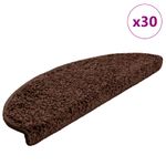 Casa si Gradina - Textile si covoare - Covoare - Covoare casa - Covorase scara 30 buc maro 65x21x4 cm - Infinity.ro