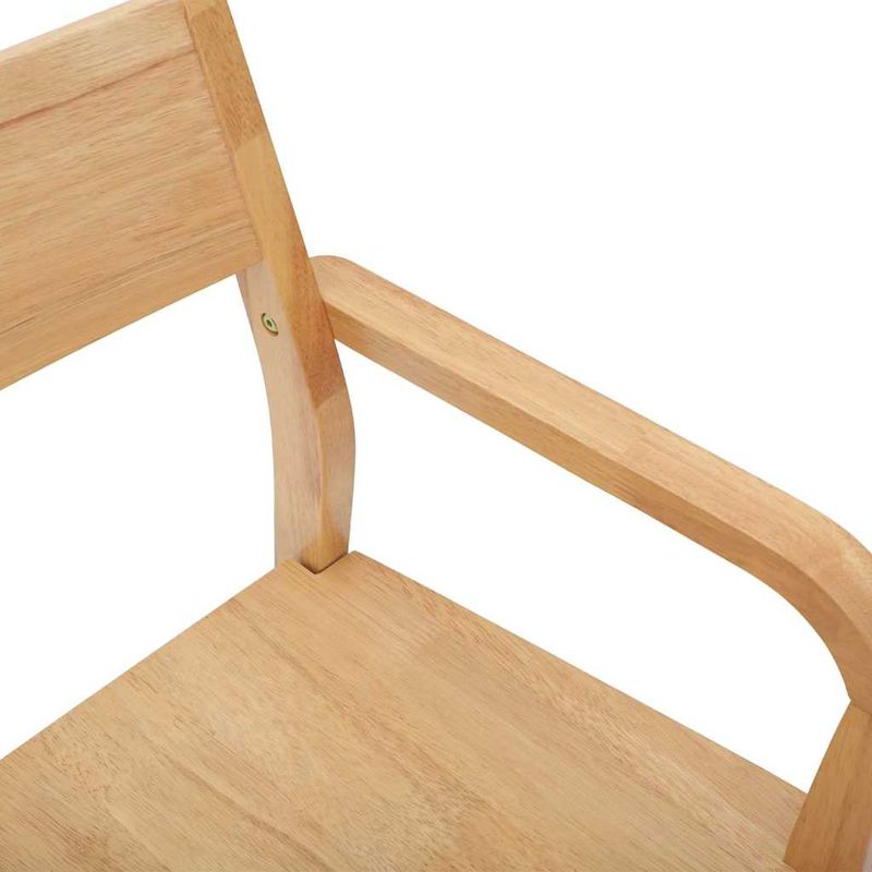 Casa si Gradina - Mobilier - Scaune si fotolii - Scaune - Scaune de sufragerie 2 buc din cauciuc din lemn masiv natural - Infinity.ro