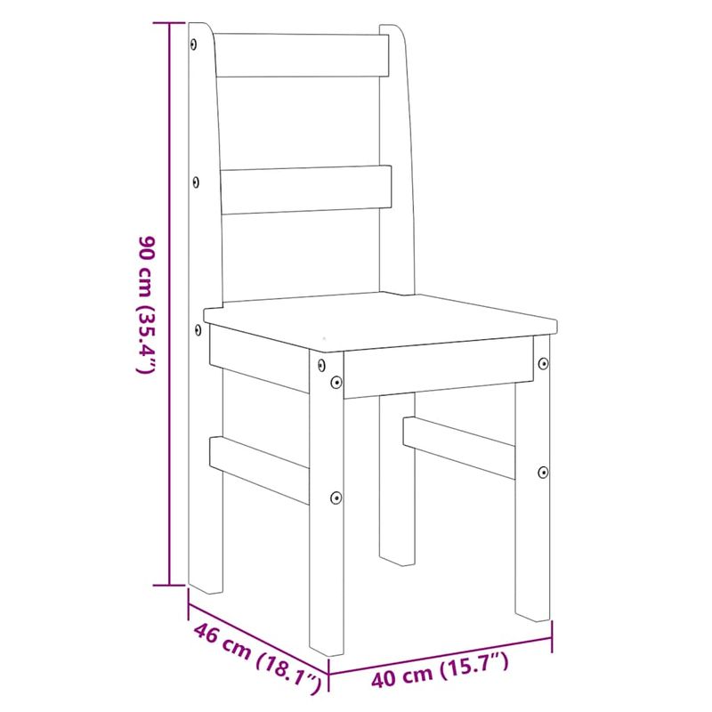 Casa si Gradina - Mobilier - Seturi de mobilier - Seturi mese si scaune - Set de sufragerie din 5 piese Panama din lemn masiv de pin gri - Infinity.ro