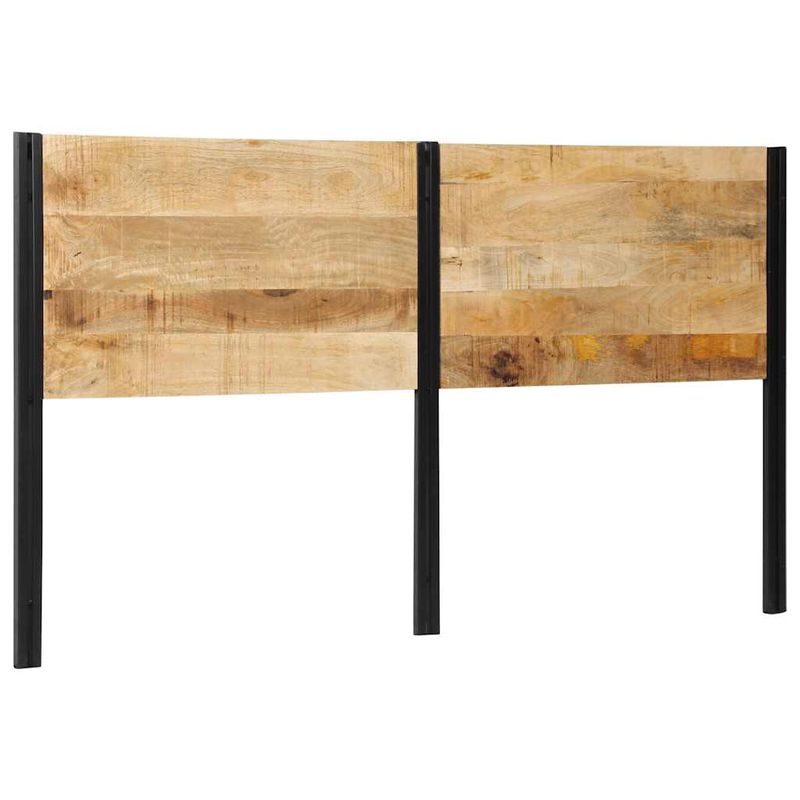 Casa si Gradina - Mobilier - Paturi si accesorii - Accesorii paturi - Tablie de pat 180 cm lemn masiv de mango si fier - Infinity.ro