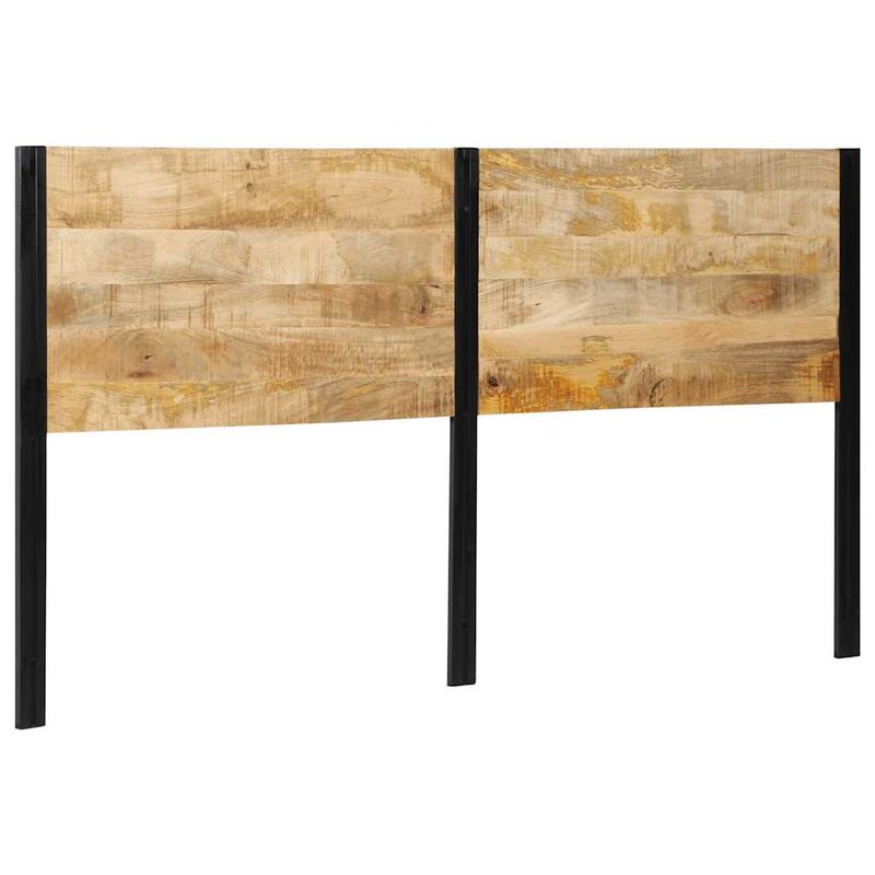 Casa si Gradina - Mobilier - Paturi si accesorii - Accesorii paturi - Tablie de pat 180 cm lemn masiv de mango si fier - Infinity.ro