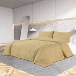 Casa si Gradina - Textile si covoare - Lenjerii de pat - Seturi de lenjerie - Set cu husa de pilota, gri taupe, 200x220 cm, microfibra - Infinity.ro