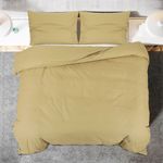 Casa si Gradina - Textile si covoare - Lenjerii de pat - Seturi de lenjerie - Set cu husa de pilota, gri taupe, 200x220 cm, microfibra - Infinity.ro