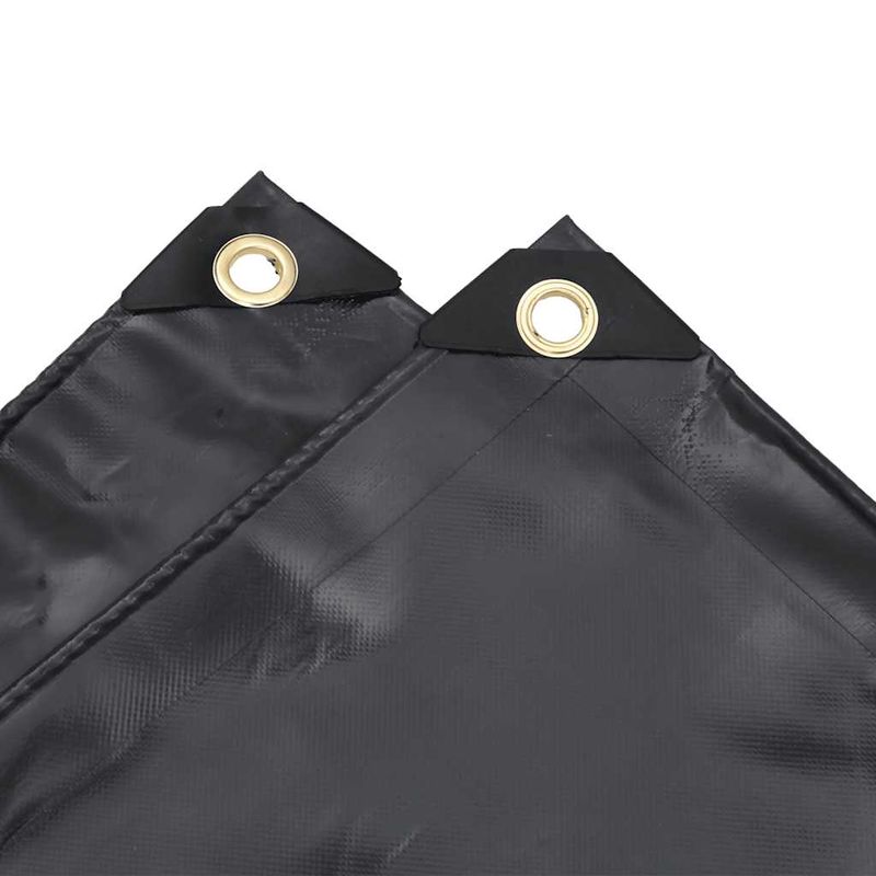 Casa si Gradina - Gradina si terasa - Umbrele si pavilioane - Pavilioane - Prelata, negru, 1x2,5 m, 650 g/m² - Infinity.ro