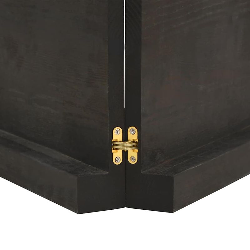Casa si Gradina - Mobilier - Feronerie si accesorii mobila - Blat de masa maro 120x40x(2-6) cm, lemn masiv stejar tratat, maro închis - Infinity.ro
