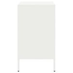 Casa si Gradina - Mobilier - Comode si corpuri - Noptiere - Noptiere, 2 buc., alb, 36x39x68 cm, otel - Infinity.ro