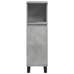 Casa si Gradina - Mobilier - Mobilier baie - Comode baie - Dulap de baie, gri beton, 30x30x100 cm, lemn prelucrat - Infinity.ro