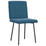 Casa si Gradina - Mobilier - Scaune si fotolii - Scaune - Scaune de bucatarie, 4 buc., albastru, catifea - Infinity.ro