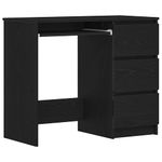 Casa si Gradina - Mobilier - Mese si birouri - Birouri - Birou Stejar negru 90x45x76 cm Lemn prelucrat - Infinity.ro