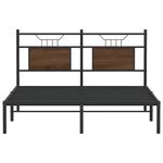 Casa si Gradina - Mobilier - Paturi si accesorii - Paturi - Cadru pat fara saltea stejar maro, 140x190 cm, lemn prelucrat - Infinity.ro