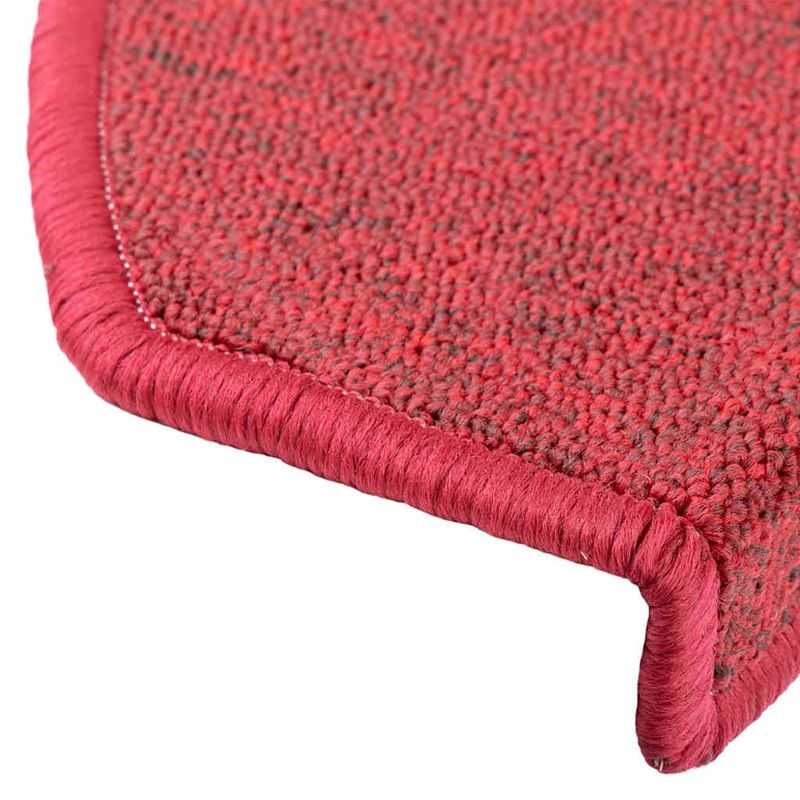 Casa si Gradina - Textile si covoare - Covoare - Covoare casa - Covorase scara 30 buc Rosu Bordeaux 65x24x4 cm - Infinity.ro