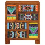 Casa si Gradina - Mobilier - Comode si corpuri - Comode - Bufeta multicolor 50x35x60 din lemn masiv de salcam - Infinity.ro