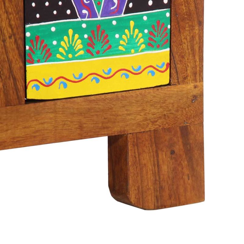 Casa si Gradina - Mobilier - Comode si corpuri - Comode - Bufeta multicolor 50x35x60 din lemn masiv de salcam - Infinity.ro