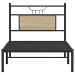 Casa si Gradina - Mobilier - Paturi si accesorii - Paturi - Cadru pat fara saltea stejar sonoma, 90x200 cm, lemn prelucrat - Infinity.ro