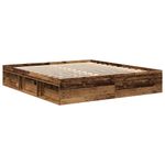 Casa si Gradina - Mobilier - Paturi si accesorii - Paturi - Cadru de pat fara saltea Lemn vechi 180x200cm Lemn prelucrat - Infinity.ro