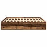 Casa si Gradina - Mobilier - Paturi si accesorii - Paturi - Cadru de pat fara saltea Lemn vechi 180x200cm Lemn prelucrat - Infinity.ro