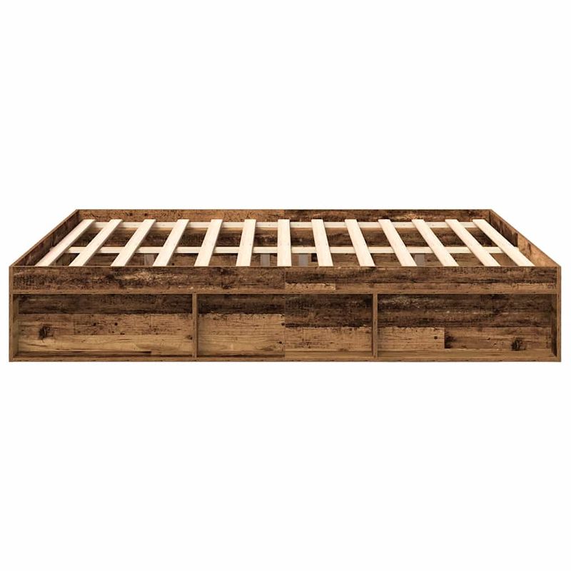 Casa si Gradina - Mobilier - Paturi si accesorii - Paturi - Cadru de pat fara saltea Lemn vechi 180x200cm Lemn prelucrat - Infinity.ro